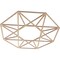 Ekena Millwork Guardian Wood Fretwork Pierced Ceiling Medallion, Alder, 34"OD x 13 1/4"ID x 3/8"T CMWP34X34X0375GDAL - alternate 3